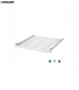 Intellinet Półka do szafy 19\" 470mm 1U perforowana szara 637299 - Szafy rack - miniaturka - grafika 2