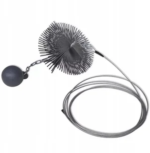 vidaXL vidaXL Okrgła szczotka kominowa, średnica 20 cm - Kominy i akcesoria - miniaturka - grafika 2