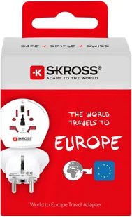 SKross SKross Country Adapter World to Europe 1.500211-E - Wtyczki i adaptery - miniaturka - grafika 3