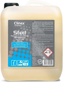 Clinex Steel Do Czyszczenia Stali Nierdzewnej - 5L - Środki do kuchni i łazienki - miniaturka - grafika 2