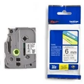 Papier do drukarek - Brother TZe-211 taśma, nadruk czarny na białym tle, 6 mm, oryginalna TZe211 - miniaturka - grafika 1