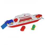 Samochody i pojazdy dla dzieci - Wader Quality Toys Łódź Transportowa Statek Okręt Bałtyk 56689 - miniaturka - grafika 1
