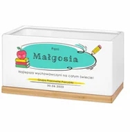 Donice - Blumfeldt Murrano osłonka ceramiczna z nadrukiem dla nauczycielki PDC1-031 - miniaturka - grafika 1