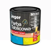 Farby zewnętrzne - Farba tablicowa do mebli i ścian 0.5 l Biała Jeger - miniaturka - grafika 1