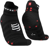 Skarpetki sportowe męskie - Compressport Skarpetki do biegania ProRacing Socks V4 ULTRALIGHT RUN LOW czarne - miniaturka - grafika 1