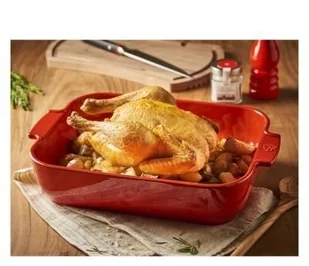 Peugeot APPOLIA Naczynie kwadratowe 36 cm czerwone PG-60138 - Naczynia żaroodporne - miniaturka - grafika 3