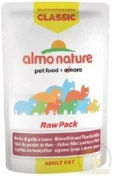 Almo Nature Raw Pack filet z piersi z kurczaka i tuńczyka 55g - Mokra karma dla kotów - miniaturka - grafika 2
