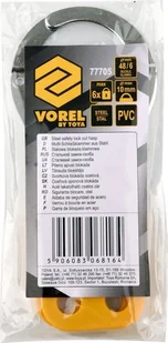 Vorel BLOKADA KLAMROWA STALOWA DO MOCOWANIA 6 KŁÓDEK - Kłódki - miniaturka - grafika 3