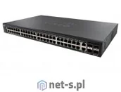Switche - Linksys SG350X-48P-K9-EU - miniaturka - grafika 1