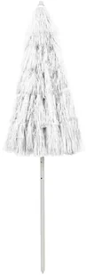 VidaXL Parasol plażowy, biały, 240 cm 314701 VidaXL - Parasole ogrodowe - miniaturka - grafika 3