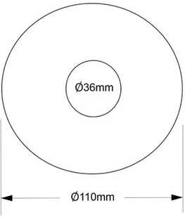 Orlicki Design Pierścień redukcyjny Ufo cromo - Akcesoria do oświetlenia - miniaturka - grafika 2