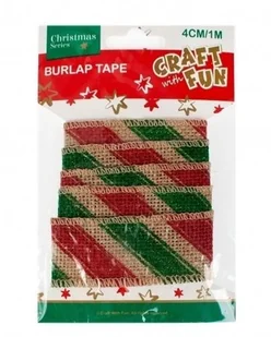 Ozdoba dekoracyjna taśma parciana 1m - Scrapbooking - miniaturka - grafika 3