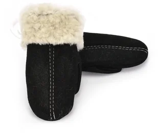 TMC Naturalleather Ciepłe rękawiczki skórzane z jednym palcem dziecięce - Rękawiczki dla dzieci - miniaturka - grafika 2