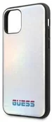 Etui i futerały do telefonów - Guess Obudowa dla telefonów komórkowych Iridescent pro Apple iPhone 11 Pro GUHCN58BLD Srebrny - miniaturka - grafika 1