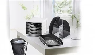 CEP Zestaw 4 szufladek Origins, czarny C6400-05 - Półki na dokumenty - miniaturka - grafika 3