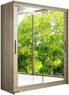 Szafy - Szafa przesuwna Pesto XI - pojemna Garderoba - miniaturka - grafika 1