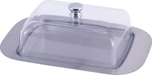 Kamille Stalowa maselniczka, pojemnik na masło z przezroczystą pokrywą 7008 - Inne naczynia kuchenne - miniaturka - grafika 2
