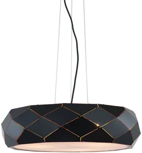 Light Prestige czarny żyrandol REUS Prestige Light LP-8069/1P LED BK lampa sufitowa czarny pierścień do salonu LP-8069/1P LED BK - Lampy sufitowe - miniaturka - grafika 9