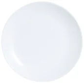 Talerze - Dajar dajar diwali talerzyk deserowy 19 cm, szkło, biały, 19 cm 05411 - miniaturka - grafika 1