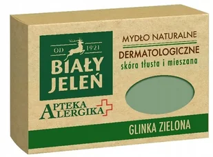 Biały Jeleń Biały Jeleń Mydło dermatologiczne z glinką zieloną 125g - Kosmetyki kąpielowe dla dzieci - miniaturka - grafika 3