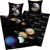 Pościel dla dzieci - Herding Dziecięca pościel bawełniana Kosmos, 140 x 200 cm, 70 x 90 cm - miniaturka - grafika 1