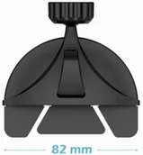 Uchwyty samochodowe do telefonów - SWISSTEN Uchwyt na telefon SWISSTEN S-Grip S3-CD1 Czarny - miniaturka - grafika 1