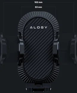 Alogy Uchwyt samochodowy 3w1 Alogy na szybę do kratki na deskę rozdzielczą Czarny 10224X1 - Uchwyty samochodowe do telefonów Alogy Uchwyt samochodowy 3w1 Alogy na szybę do kratki na deskę rozdzielczą Czarny 10224X1 - Uchwyty samochodowe do telefonów - miniaturka - grafika 5