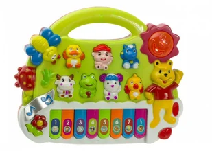Pianinko organki dla dzieci odgłosy zwierząt KX9141 - Instrumenty muzyczne dla dzieci - miniaturka - grafika 3