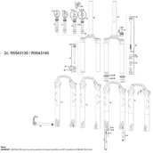 Akcesoria rowerowe - RockShox Zestaw reba korony rura 29 uniwersalny 11/8 Dual Air 80  120 MM 51 Off Czarny 2012 R5543130 - miniaturka - grafika 1