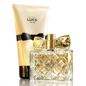 Zestawy perfum damskich - AVON Zestaw Luck Perfum 50 ml+BALSAM 150 Dla Niej - miniaturka - grafika 1