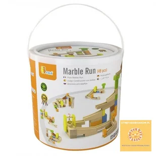 VIGA Drewniany duży kulodrom V51619 - Zabawki konstrukcyjne - miniaturka - grafika 6