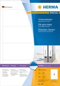 Etykiety do drukarek - Herma Ordneretiketten A4 wei 192x59 mm Papier opak 400 St. - 4291 - miniaturka - grafika 1