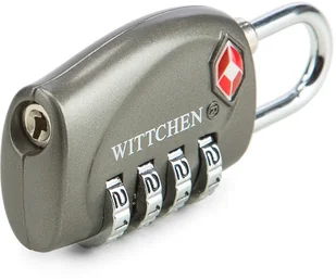 Wittchen 56-30-023-11 Kłódka szyfrowa szary - Akcesoria turystyczne - miniaturka - grafika 2