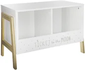 Pojemniki na zabawki - Atmosphera Créateur d'intérieur Szafka na książki dla dzieci, biała - miniaturka - grafika 1