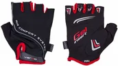 Rękawiczki rowerowe - Verso Rękawiczki rowerowe Verso SB-01-7059-D czarno-czerwone 496223 - miniaturka - grafika 1