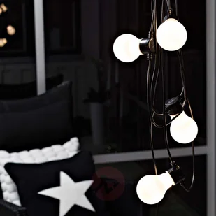 Konstsmide Opalizujący łańcuch LED, na zewn., 10-pkt - Pozostałe oświetlenie - miniaturka - grafika 2