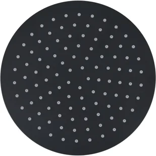 VidaXL Słuchawka prysznicowa okrągła czarny 147691 - Słuchawki prysznicowe - miniaturka - grafika 4