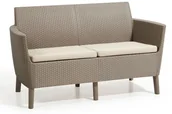 Sofy ogrodowe - KETER KETER Kanapa ogrodowa SALEMO 2 seater sofa cappucino KETER Kanapa ogrodowa SALEMO 2 seater sofa cappucino - miniaturka - grafika 1