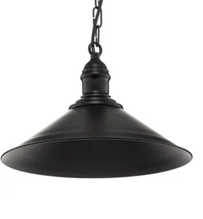 Euluna Lampa wisząca Elmo, 1-punktowa, czarna - Lampy sufitowe - miniaturka - grafika 4