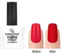 Golden Rose Matte Top Coat matowy utwardzacz do paznokci 10,5ml - Lakiery do paznokci - miniaturka - grafika 4