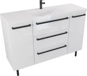 Szafki łazienkowe - Furni Szafka Umywalkowa Stojąca ATHOS 120 cm D - Uchwyt Czarny Mat ATH UM ST 120 D UC - miniaturka - grafika 1