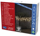 Pozostałe oświetlenie - Konstsmide 3813 102 Micro LED łańcuch świetlny, mroźny/na zewnątrz (IP44)/200 ciepłe białe diody/zewnętrzny transformator 30 V/biały przewód 3813-102 - miniaturka - grafika 1