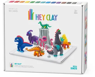 TM Toys Hey Clay Mega Dinos Masa plastyczna Ciastolina - Masy plastyczne - miniaturka - grafika 2
