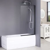 Parawany nawannowe - DUSO Sea Horse Duso Parawan nawannowy jednoczęściowy czarny 80x140cm DS101TK NATYCHMIASTOWA WYSYŁKA! - miniaturka - grafika 1