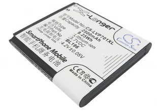 Cameron Sino Lenovo P700 / BL196 2500mAh 9.25Wh Li-Ion 3.7V CS-LVP701XL - Baterie do telefonów - miniaturka - grafika 2