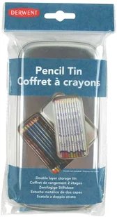 Derwent 2300582 metalowy piórnik, srebrny 2300582 - Piórniki - miniaturka - grafika 2