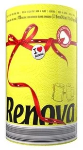 Renova Ręcznik papierowy RENOVA Red Label, żóły, 1 szt. - Ręczniki papierowe - miniaturka - grafika 3
