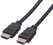 Kable - Value 11995901 wtyczka HDMI 8 K (7680 X 4320) przy użyciu kabla Ethernet, na Stecker, 1 m czarna 11995901 - miniaturka - grafika 1
