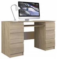 Biurka - Duże nowoczesne biurko dąb sonoma H4-M24 - miniaturka - grafika 1