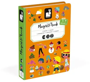 Janod Magnetyczna układanka 4 pory roku Magnetibook kolekcja 2018, - Klocki - miniaturka - grafika 3